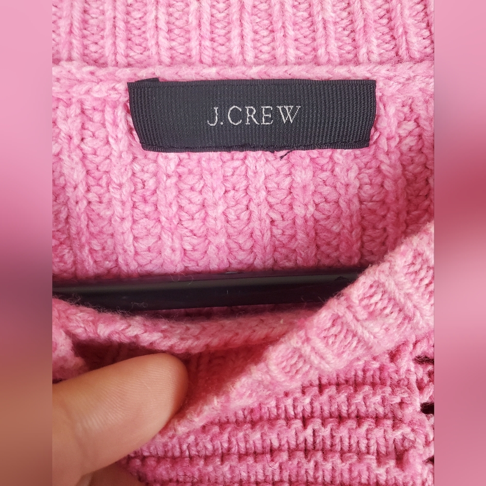J. Crew Pink Knit Sweater Size S - Picture 2 of 4